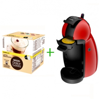 Кофе в капсулах Nescafe Dolce Gusto Latte Macchiato Vanilla (Латте Макиато Ваниль) упаковка 16 капсул и капсульная кофемашина в аренду Кофе в капсулах Nescafe Dolce Gusto Latte Macchiato Vanilla (Латте Макиато Ваниль) упаковка 16 капсул и капсульная кофемашина в аренду